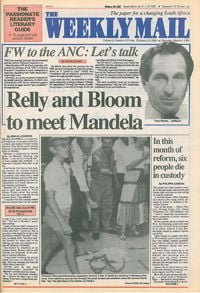 Relly and Bloom to meet Mandela